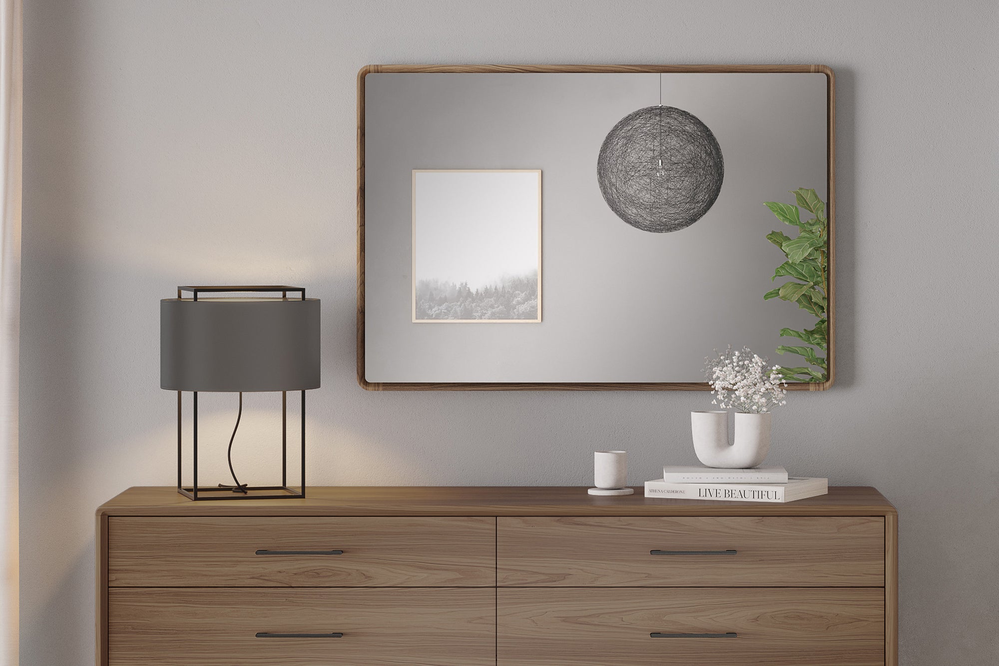 Linq Rectangle Wall Mirror