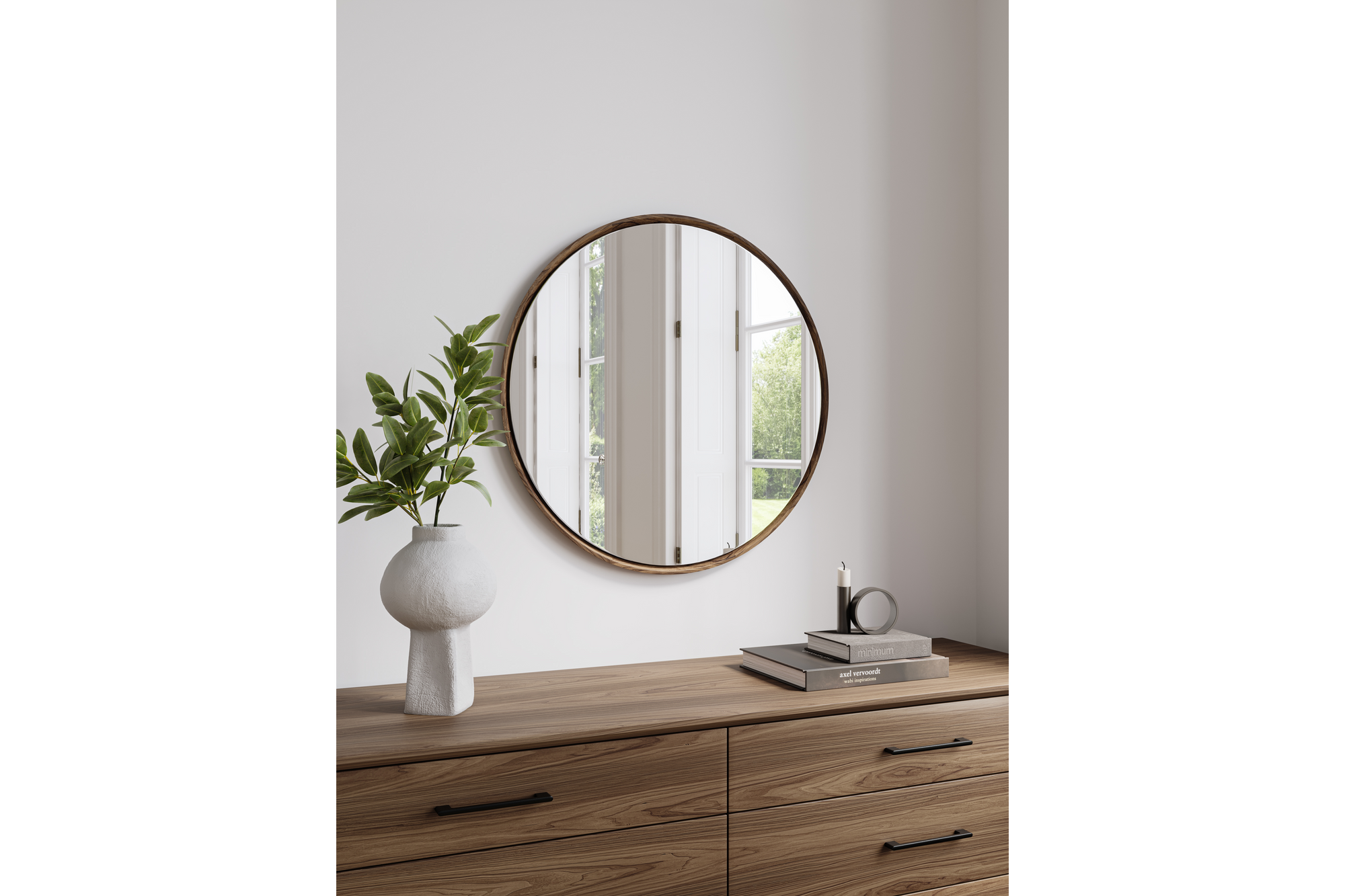 Linq Round Wall Mirror