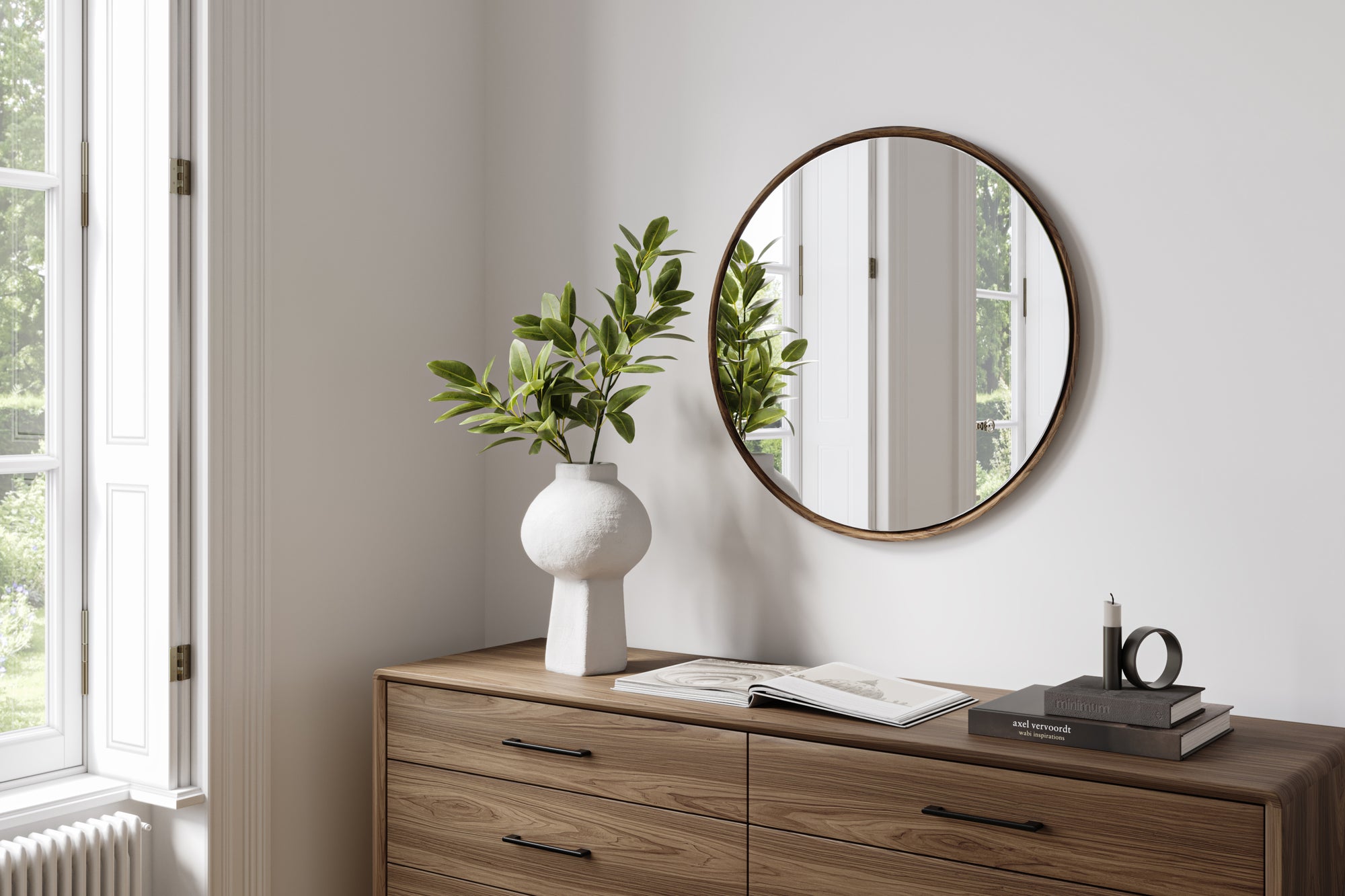 Linq Round Wall Mirror