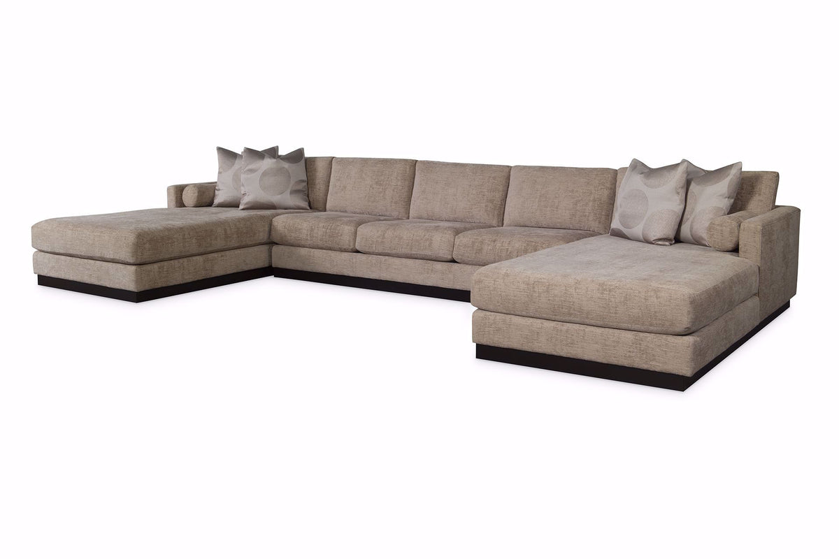 High End Quality Leather L-shape Sectional Garland Texas  ESF-2605-Fresno-ModularSectional