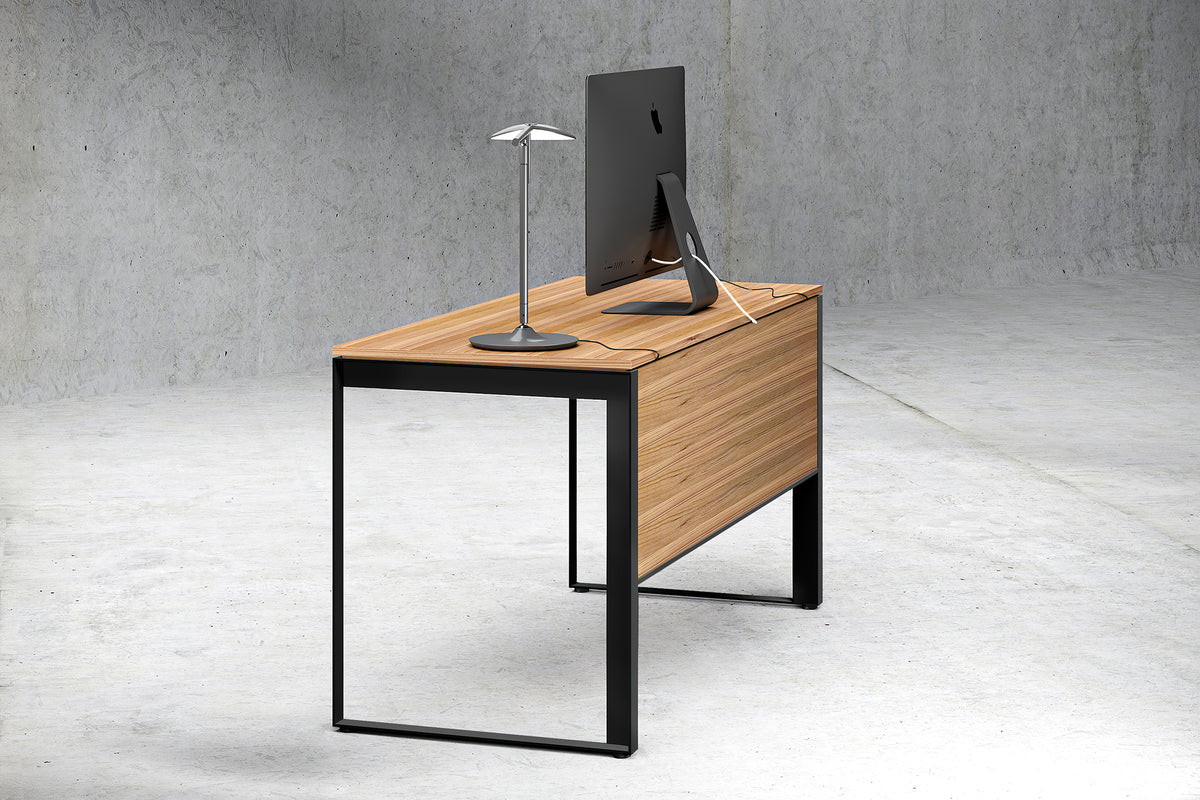 BDI Linea 6222 Console Desk (Charcoal Stained Ash)